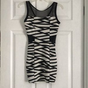Charlotte Russe Stripped Bodycon
